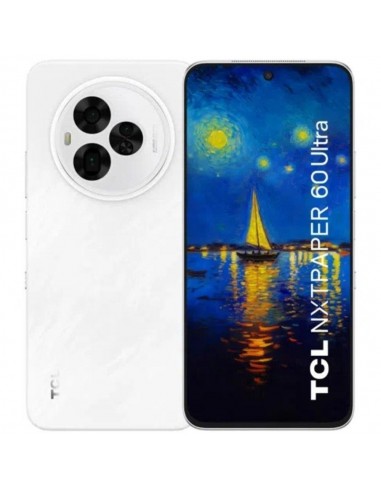 Telefono movil smartphone tcl 60 ultra nxtpaper 5g - 12gb - 512gb - 7.2 pulgadas - blanco