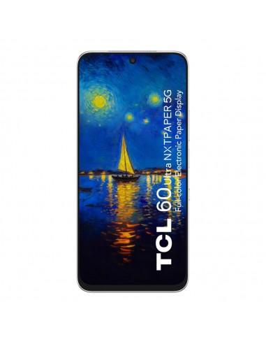 Telefono movil smartphone tcl 60 ultra nxtpaper 5g - 12gb - 512gb - 7.2 pulgadas - blanco