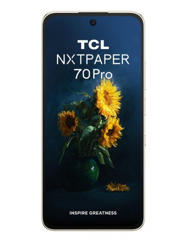 Telefono movil smartphone tcl nxtpaper 70 pro 5g - 8gb - 256gb - 6.9 pulgadas - oro