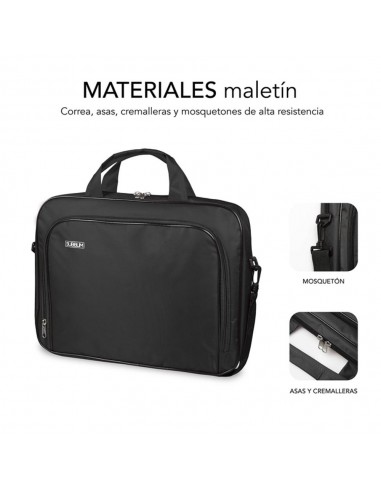 Maletin subblim oxford para portatil 13.3 pulgadas - 14 pulgadas negro